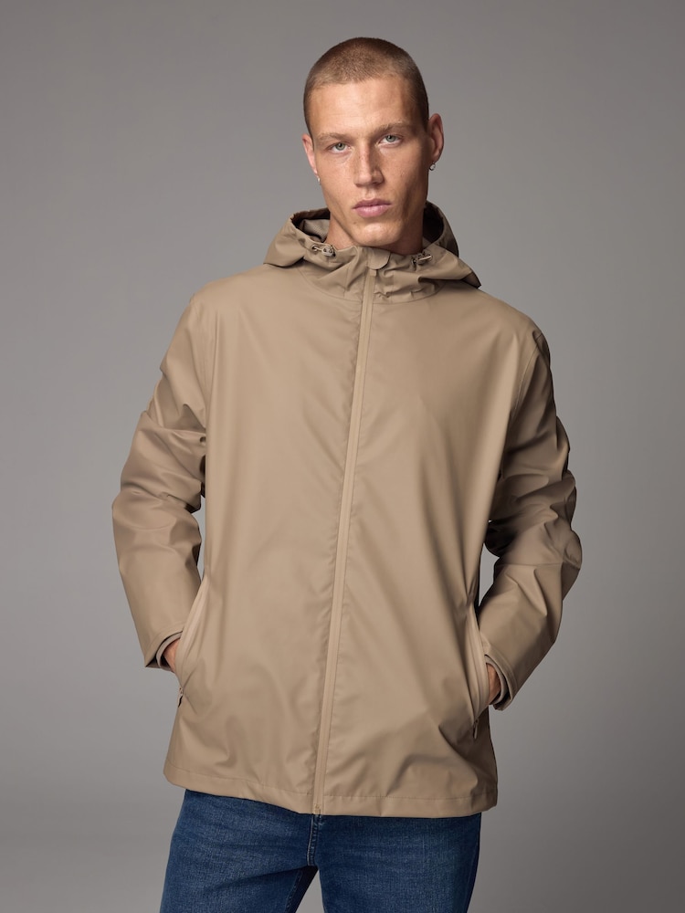 Neutral Waterproof Rubberised Anorak - Image 1 of 9