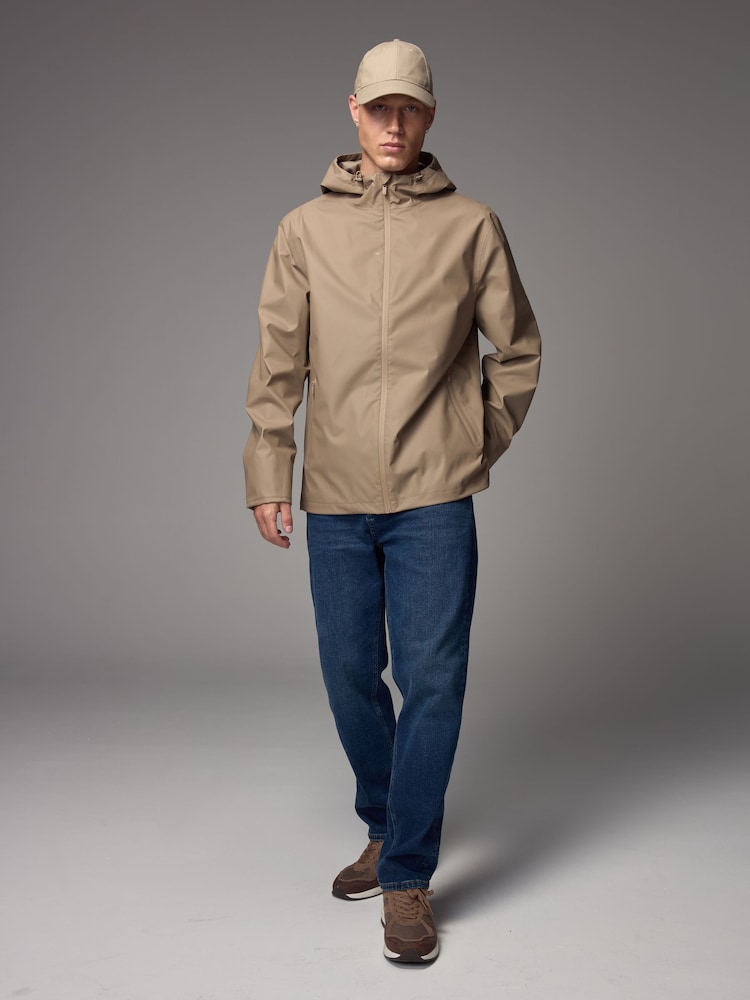 Neutral Waterproof Rubberised Anorak - Image 2 of 9