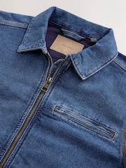 Denim Blue Worker Jacket - Image 10 of 11