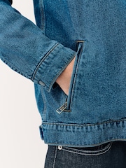 Denim Blue Worker Jacket - Image 6 of 11
