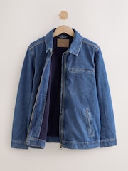Denim Blue Worker Jacket - Image 9 of 11