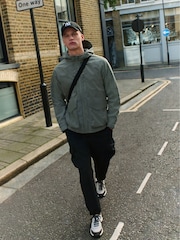 Sage Green Shower Resistant Hooded Anorak - Image 2 of 11