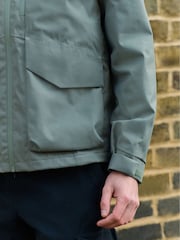Sage Green Shower Resistant Hooded Anorak - Image 6 of 11