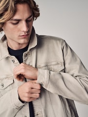 Light Grey Denim Jacket - Image 5 of 5