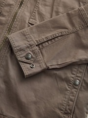 Neutral Zip Through Funnel Jacket - Image 7 of 8