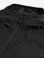 Black Shower Resistant Lightweight Hooded Anorak Jacket - Image 10 of 13