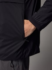 Black Shower Resistant Lightweight Hooded Anorak Jacket - Image 5 of 13