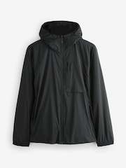 Black Shower Resistant Lightweight Hooded Anorak Jacket - Image 8 of 13