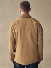 Sand 100% Cotton Cord Collar Field Jacket - Image 3 of 11