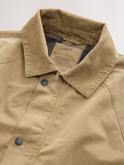 Sand 100% Cotton Cord Collar Field Jacket - Image 9 of 11