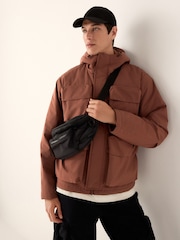 Rust Brown Waterproof Ripstop Technical 4 Pocket Jacket - Image 1 of 12