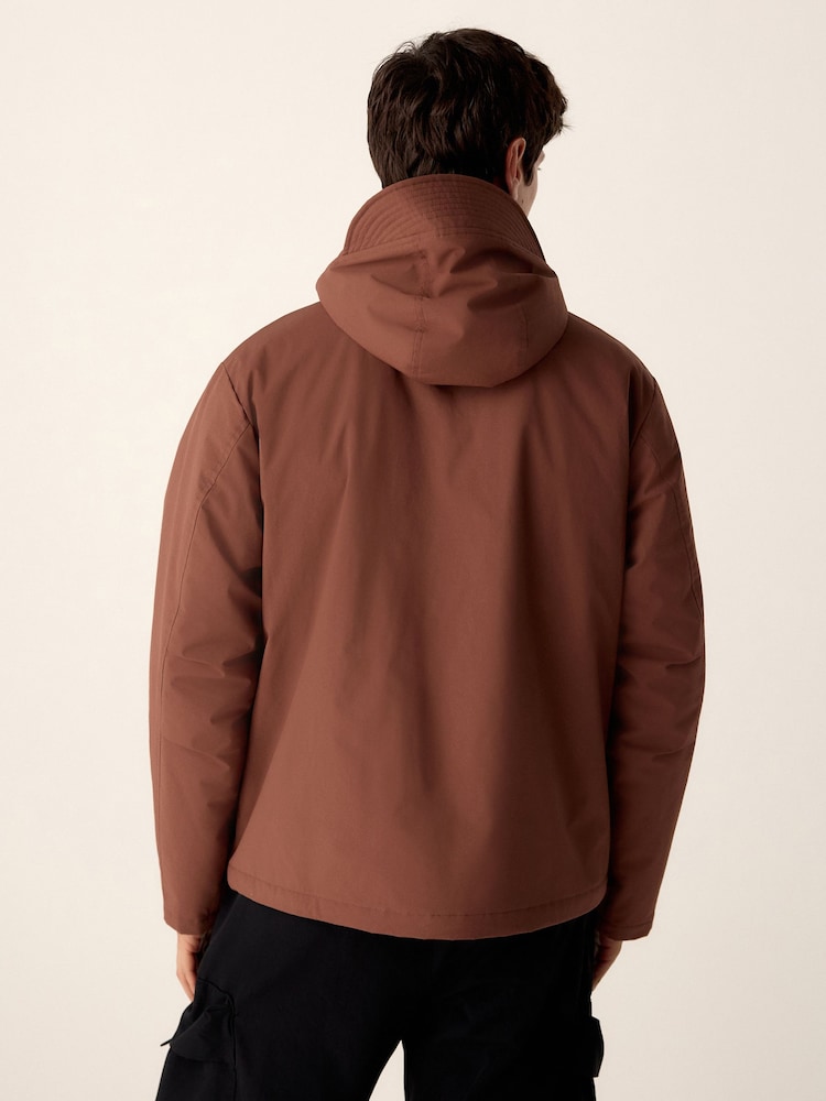 Rust Brown Waterproof Ripstop Technical 4 Pocket Jacket - Image 2 of 12
