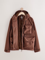 Rust Brown Waterproof Ripstop Technical 4 Pocket Jacket - Image 7 of 12
