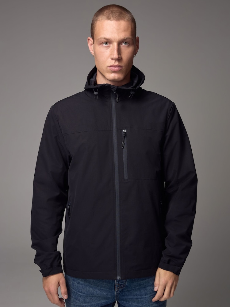 Navy Blue - Shower Resistant Anorak Jacket - Image 1 of 7 Navy Blue - Shower Resistant Anorak Jacket - Image 1 of 7
