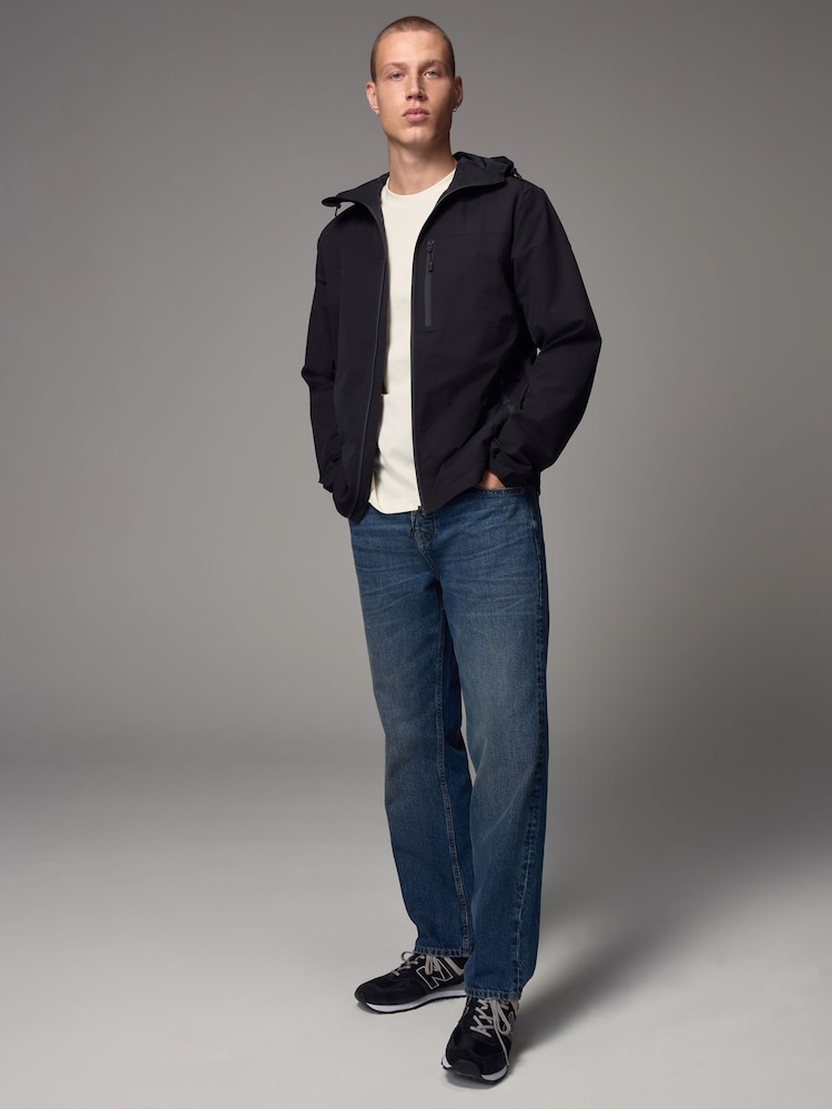 Navy Blue Shower Resistant Anorak Jacket - Image 2 of 7