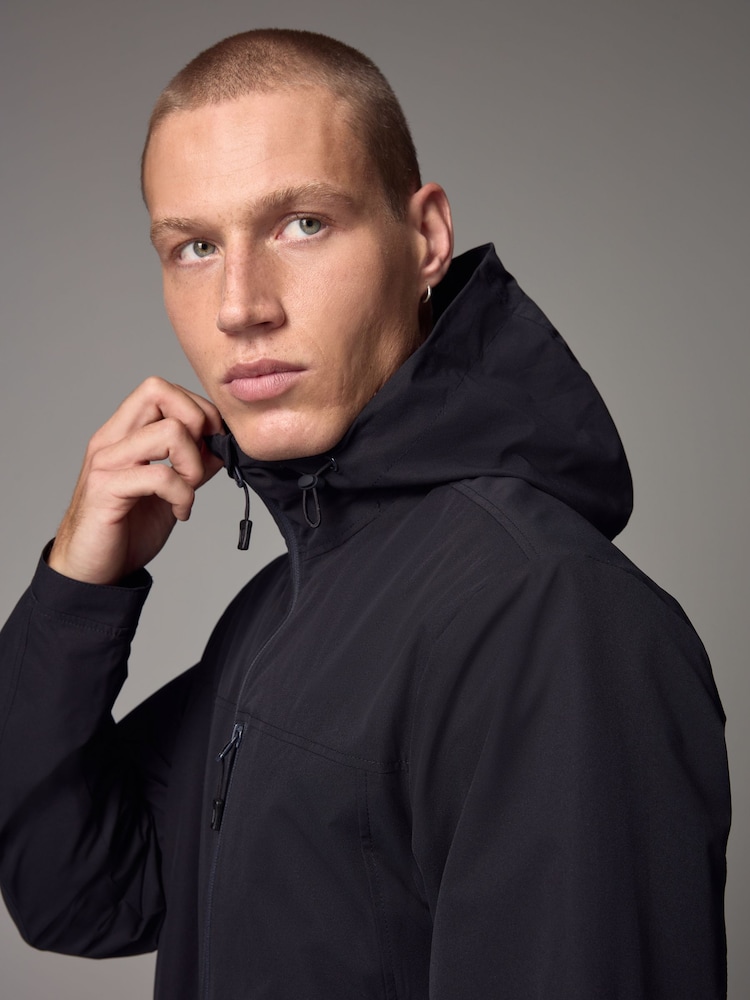 Navy Blue Shower Resistant Anorak Jacket - Image 4 of 7