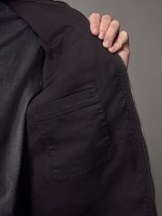 Black Zip Through Funnel Jacket - Image 6 of 13