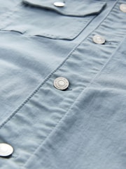 Light Blue Hooded Denim Jacket - Image 10 of 10