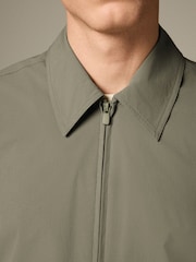 Sage Green Stretch Technical Shacket - Image 5 of 8