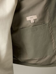Sage Green Stretch Technical Shacket - Image 8 of 8
