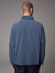 Blue 100% Cotton Cord Collar Field Jacket - Image 3 of 10