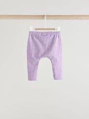 Purple Flower Baby Sweater and Leggings Set - Image 6 of 14