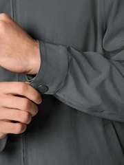Blue Stretch Technical Shacket - Image 7 of 8