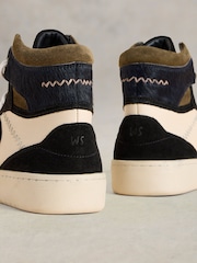 White Stuff Black Heidi Hi-Top Trainers - Image 4 of 4
