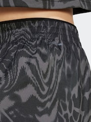 adidas Black Train Essential Minimal All Over Print Shorts - Image 5 of 6