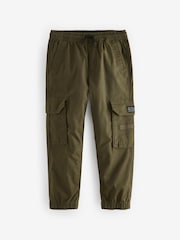 Črna/kaki zelena - kargo hlače (z žepi na hlačnicah) 2 Pack (3-16yrs) - Slika 2 iz 6