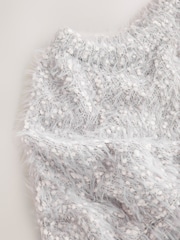 Grey Knitted Poncho (3-16yrs) - Image 4 of 4
