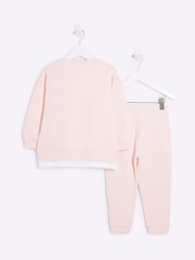 River Island Girls Long Sleeve 100% Cotton Military Button Set - صورة 2 من 5
