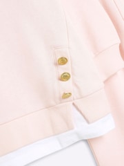 River Island Girls Long Sleeve 100% Cotton Military Button Set - صورة 5 من 5