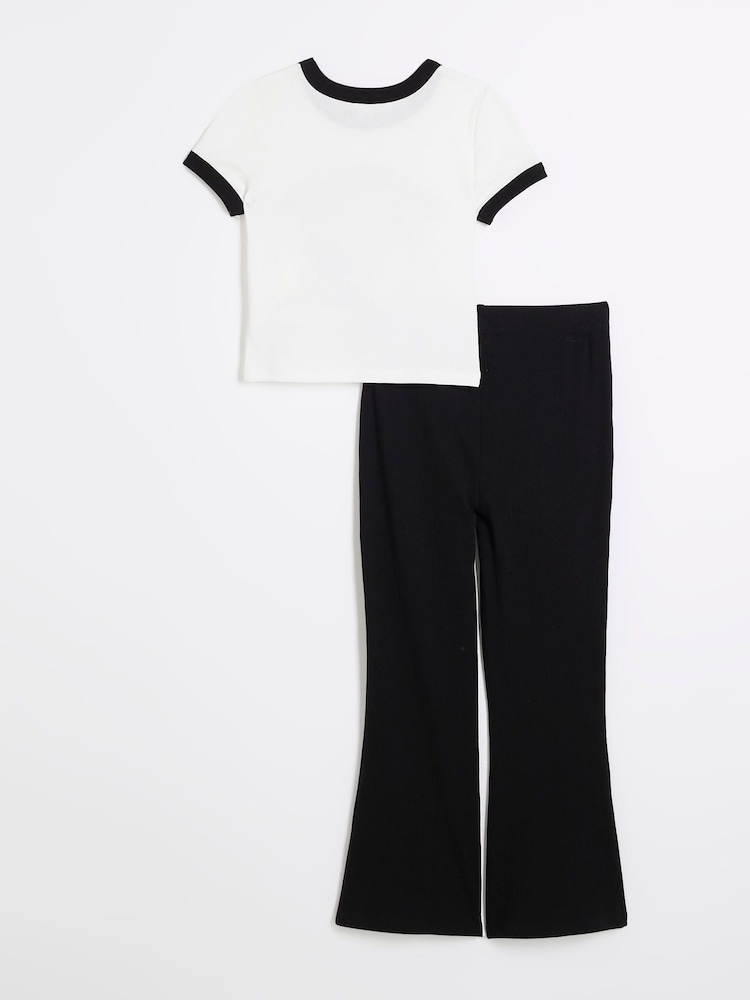 River Island Set aus Oberteil und Leggings aus 100 % Baumwolle - Bild 2 von 4