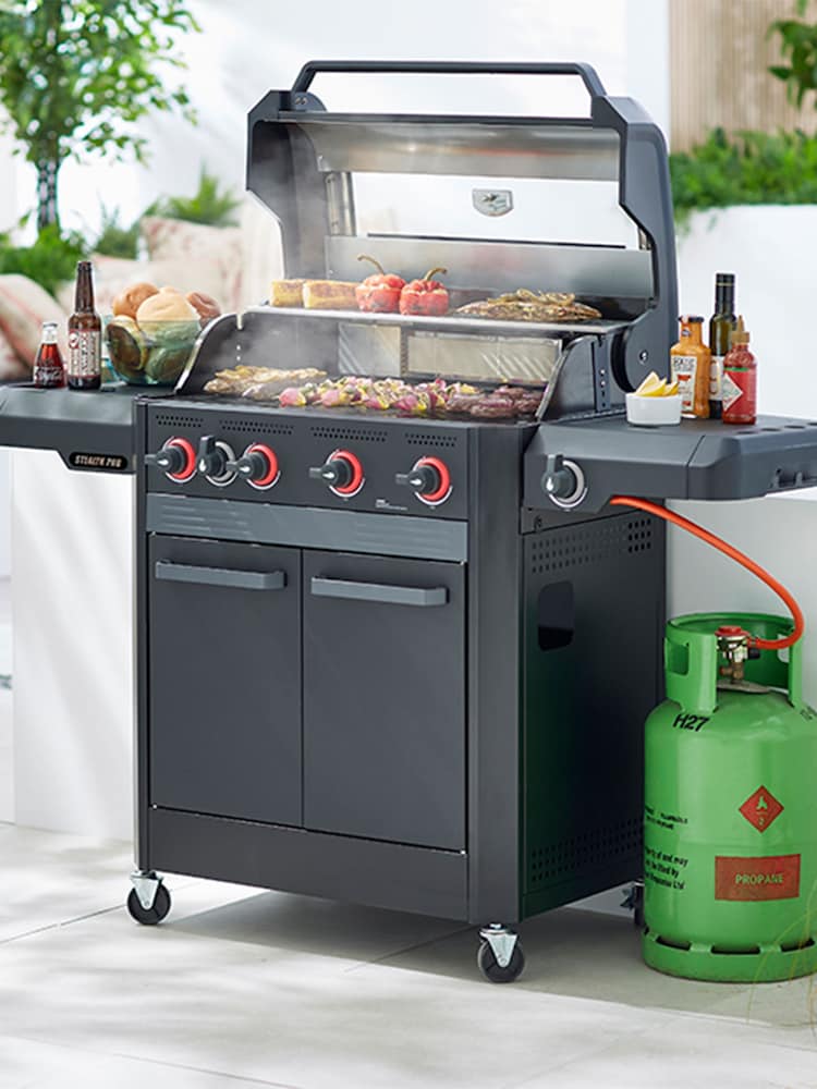 Tower Black Stealth Pro Six Burner BBQ - Image 1 of 3