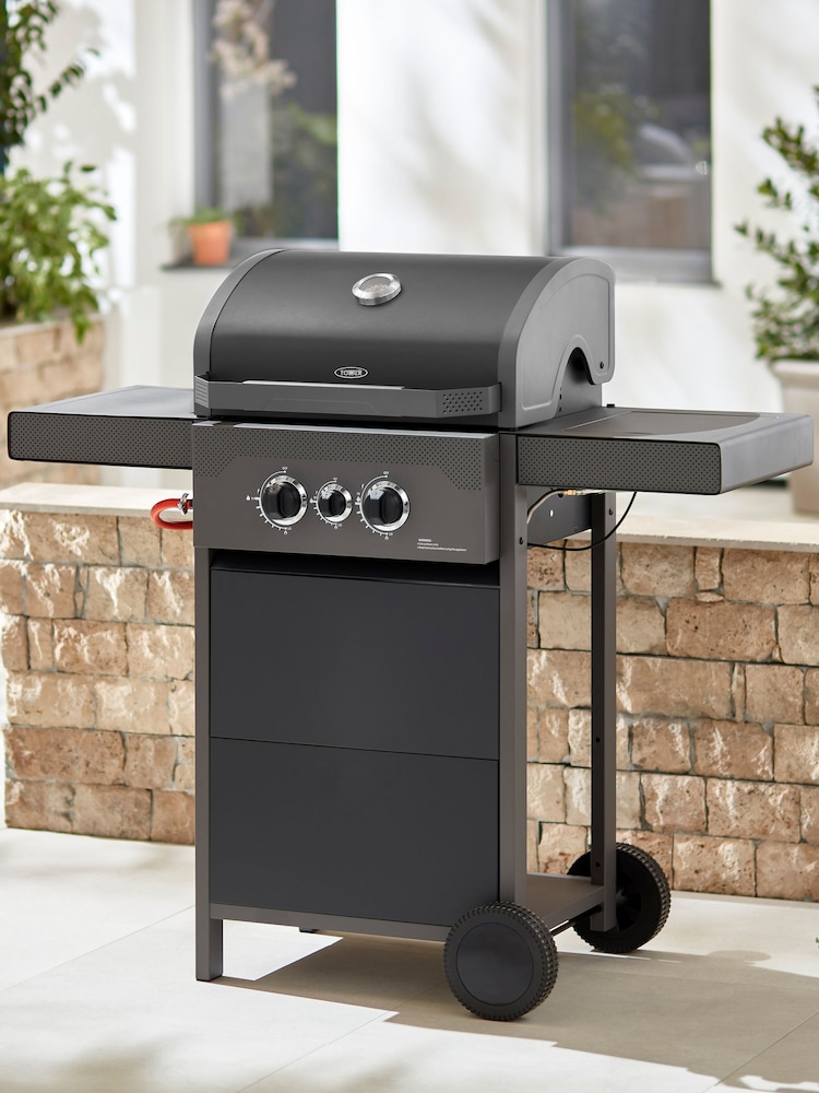 Tower Black Stealth 2000 Two Burner BBQ - Image 1 of 5