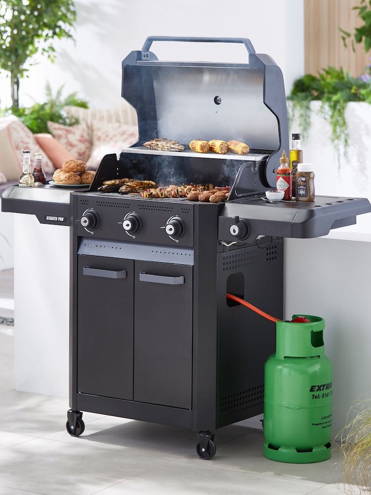 Tower Black Stealth Pro Four Burner BBQ - Image 1 of 5