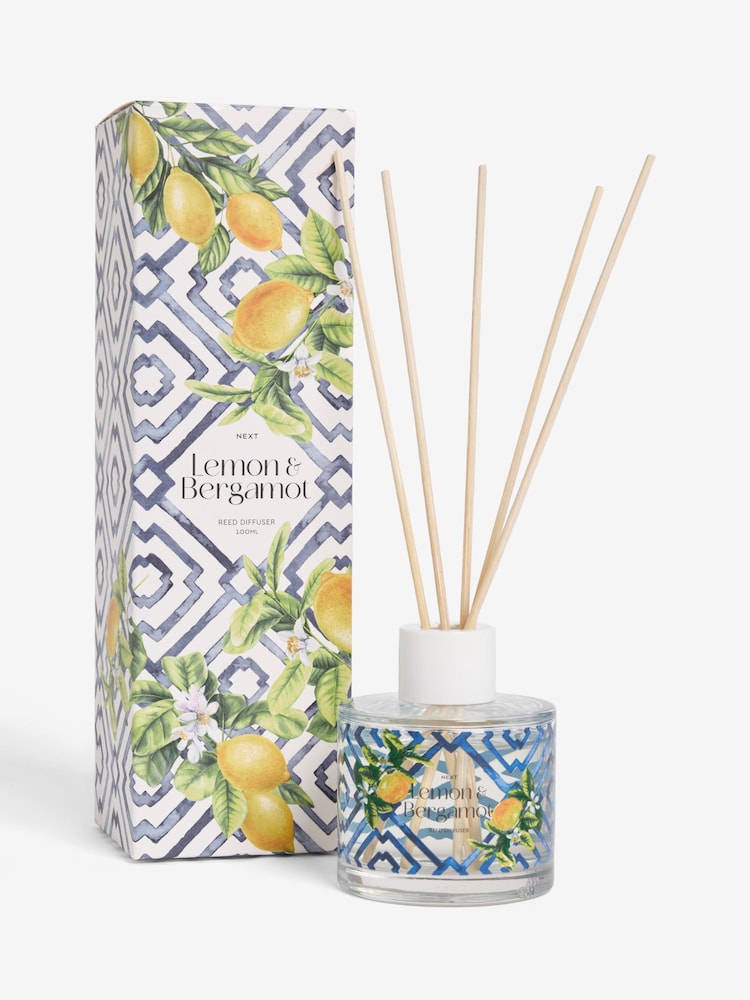 Lemon and Bergamot 100ml Fragranced Reed Diffuser - Image 3 of 3