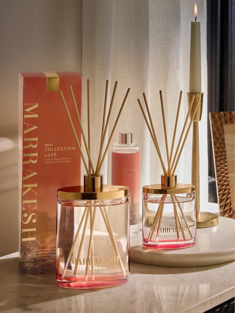 Collection Luxe Marrakesh Cardomom and Vetiver 400ml Luxury Fragranced Reed Diffuser - Image 2 of 5