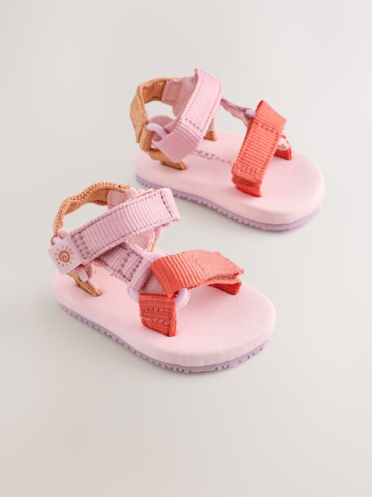 Multi Colourblock Baby Trekker Sandals (0-24mths) - Image 1 of 5