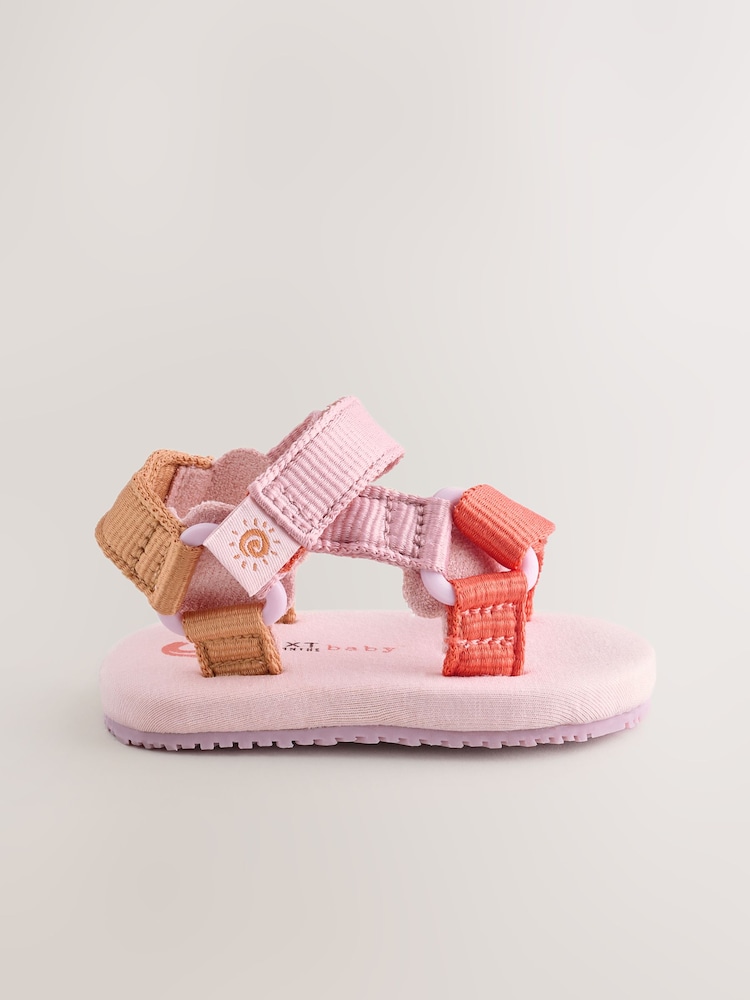 Multi Colourblock Baby Trekker Sandals (0-24mths) - Image 2 of 5