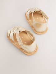 Gold Baby Fisherman Sandals (0-24mths) - Image 2 of 6