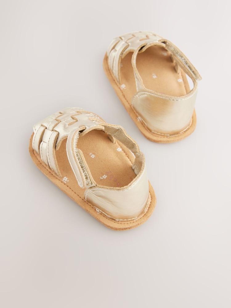 Gold Baby Fisherman Sandals (0-24mths) - Image 2 of 6