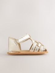 Gold Baby Fisherman Sandals (0-24mths) - Image 3 of 6