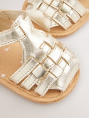 Gold Baby Fisherman Sandals (0-24mths) - Image 5 of 6