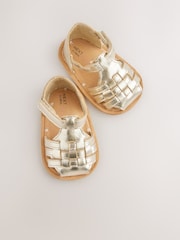 Gold Baby Fisherman Sandals (0-24mths) - Image 6 of 6