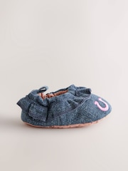 Denim Western Baby Slip On Shoes (0-24mths) - Image 2 of 4