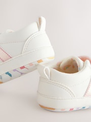 White Rainbow Touch Fasten Baby Trainers (0-24mths) - Image 3 of 5