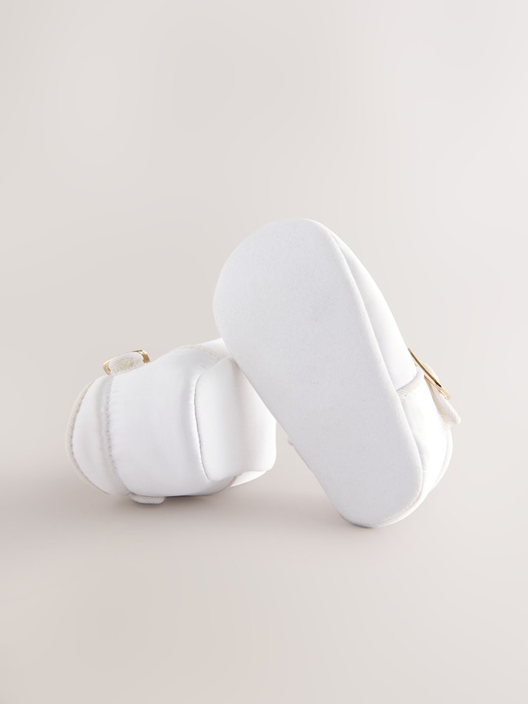 Ivory Embroidered Occasion Baby Shoes (0-24mths) - Image 5 of 5