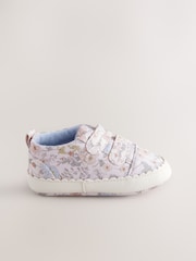 Pink Floral Touch Fasten Baby Trainers (0-24mths) - Image 2 of 5